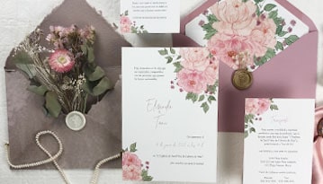 invitaciones de boda florales