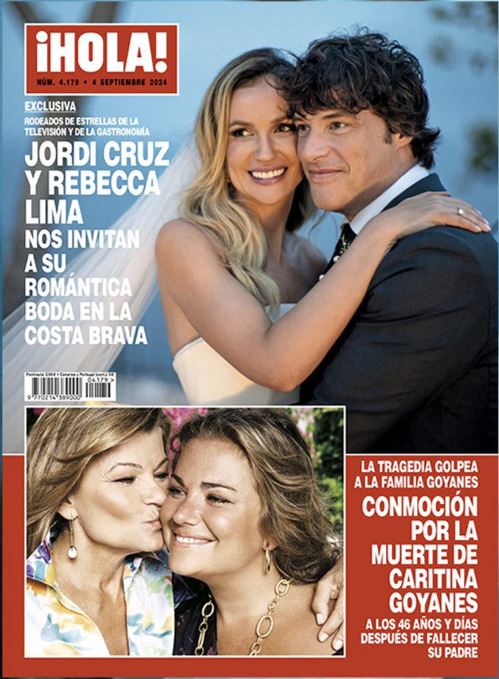 ¡Hola! – Jordi Cruz y Rebecca Lima: entramos en su romántica y espectacular boda en la Costa Brava